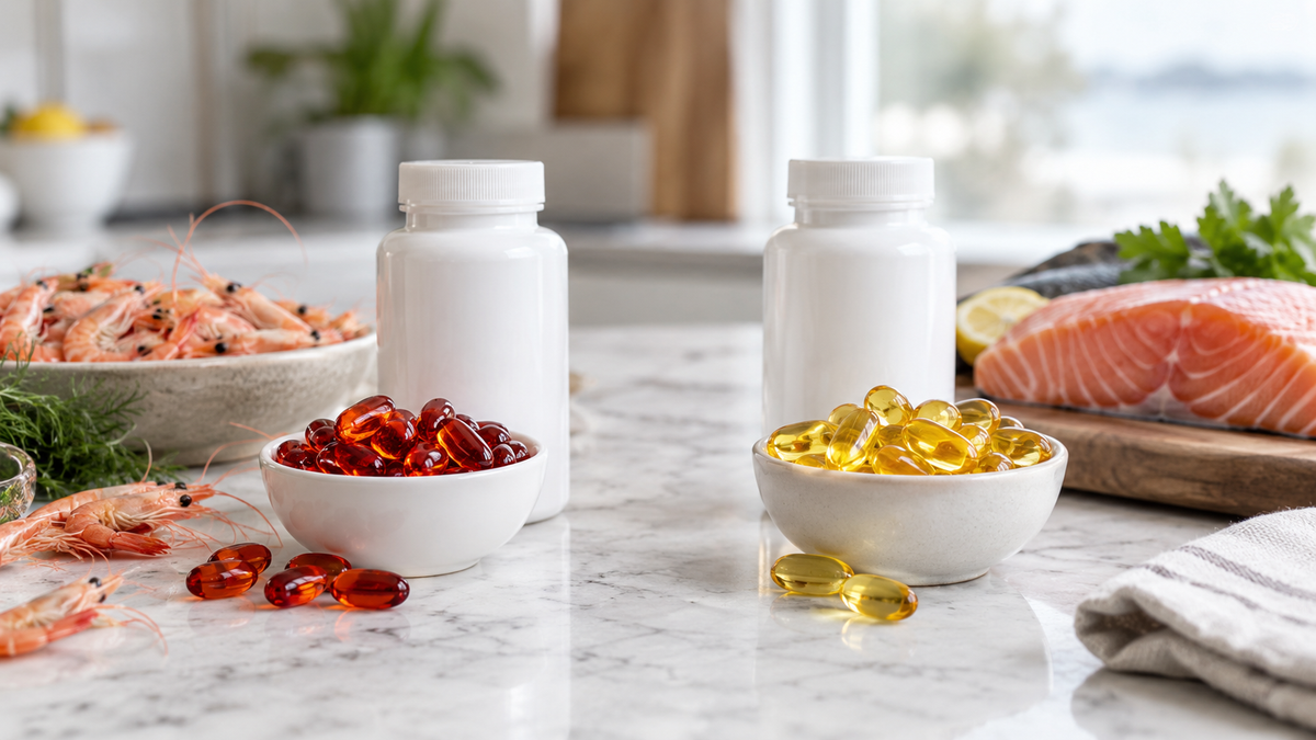Krill oil v fish oil comparison